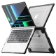 Tech-Protect SmartShell Pro Case for MacBook Pro 14 2021-2025 with Stand, Black/Clear