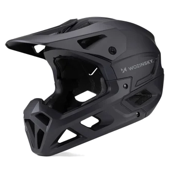 Wozinsky Full Face Bike Helmet with Detachable Visor 60-62 cm - Black
