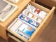 Modular Cutlery Drawer Organizer XXL, 8 Pieces, White/Grey