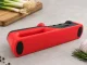 4-Stage Knife and Scissor Sharpener with Angle Adjustment, Red/Black