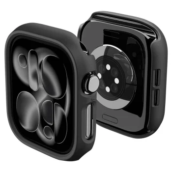 Apsauginis dėklas Spigen Thin Fit, Apple Watch 46mm, juodas