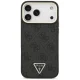Guess 4G PU Leather MagSafe Case for Apple iPhone 17 Pro Max, Brown