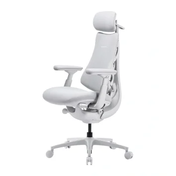 LiberNovo OC1-PRO Ergonomic Gaming Chair (48 cm, White)