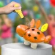 Montessori Dinosaur Shape Sorter Toy, Orange