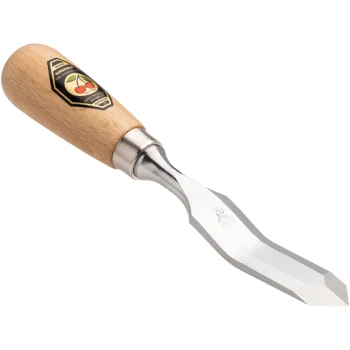 Kirschen Step Chisel with Red Beech Handle, 20 mm Pointed
