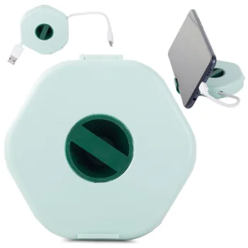 Sukamasis laido organizatorius su telefono stoveliu, 7 cm
