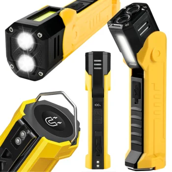 Rechargeable LED COB Work Light with Magnet and Hook