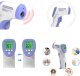 Non-Contact Infrared Forehead Thermometer, White-Purple