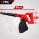 Cordless Leaf Blower OPEX TOOLS OPX28022 21V 150W with 2 Batteries and Collection Bag