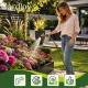 Automatic Garden Hose Reel 20m Gardlov Wall Mounted, black green