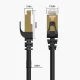 Orico PUG-C7 CAT7 10Gbps RJ45 Ethernet Network Cable, 2m, Black