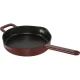 Fissler Moments Collection Cast Iron Frying Pan 26 cm, Burgundy Red