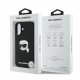 Karl Lagerfeld Silicone Karl & Choupette Head MagSafe vāciņš iPhone 16, melns
