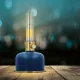 Rechargeable Retro LED Lantern Forever Light FLR-35, Dimmable, Blue