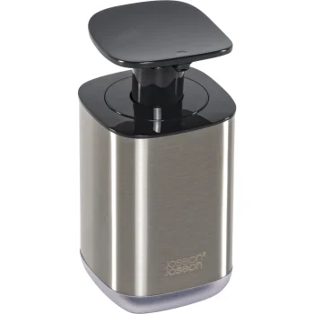 Joseph Joseph Presto Soap Dispenser, Steel / Grey