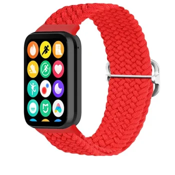Braided Strap for Xiaomi Mi Band 8 Pro / M8 Pro, Red