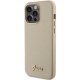 Guess iPhone 15 Pro Max Case Glitter Glossy Script, Gold