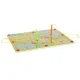 Magnetic Maze Board Game Farm, Wooden Travel Toy for Kids, 2 Players