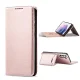 Wallet Flip Case for Samsung Galaxy S22+ with Card Holder and Stand, Pink