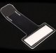 Car parking ticket holder clip, clear plastic, pack of 2