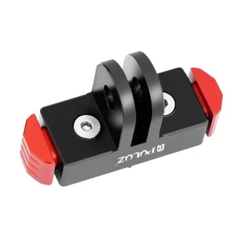 Puluz Magnetic Mount for GoPro HERO13 Black / MAX2, Black and Red