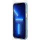 Guess Gold Outline Translucent MagSafe Case for iPhone 13 - Blue