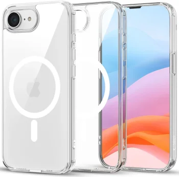 Apple iPhone 16e / 17e / SE (2025) 6.1'' Tech-Protect FlexAir Hybrid MagSafe Cover Case, Transparent