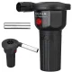 Electric Air Blower for BBQ and Fireplace, Black