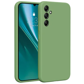 Etteri Silicone Case for Samsung Galaxy A34 5G Light Green