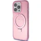 Guess Ring Stand Script Glitter MagSafe Case for iPhone 15 Pro Max - Pink