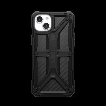 Apple iPhone 15 Plus 6.7'' UAG Monarch Hard Case Cover, Black Carbon
