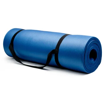 Yoga and Fitness Exercise Mat, Non-Slip, 180x60x1 cm, Blue