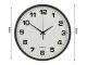 Wall Silent Round Clock 25 cm, Black