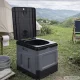 Portable Folding Camping Toilet, Black/Grey