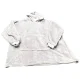 Warm hoodie blanket with hood and large pocket, grey