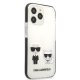 Karl Lagerfeld iPhone 13 Pro Max Case Karl & Choupette White