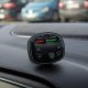 Bluetooth FM Transmitter for Car, Forever TR-360 with 20W USB-C Fast Charging, black