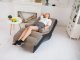 Inflatable Lounge Chair with Armrests and Pump