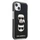 Karl Lagerfeld Karl & Choupette Head Case for iPhone 13 mini, Black