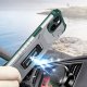 Crystal Ring Case Rugged Armor Cover for iPhone 13 with Kickstand, Green