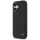 Mercedes iPhone 17 Case Leather Large Laurel Leave MagSafe, Black
