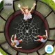 Neo-Sport Garden Trampoline 252 cm (8 ft) with Outer Net and Ladder