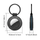 Hurtel WAT-87 Apple AirTag Keychain Case Set with Carbon Fiber Pattern, 4 pcs - Multicolor