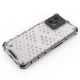 Realme C31 Honeycomb Hybrid Armor Case with TPU Frame, Transparent