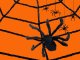 Halloween Decoration Black Spider Web, 90x90 cm