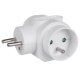 Maclean MCE213 Triple Socket, 2x16A, 1x6A, with Earth, White