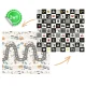 Educational Kids Folding Foam Mat 200x180x1cm Nukido NK-340, Road-Numbers