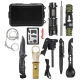 Multifunctional Survival Kit Set EDC SOS Emergency Supplies, 12 pieces