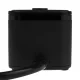 Huslog Cube Extension Cord with 3 Sockets and 4 USB Ports, Black