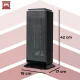 Kaminer Lumni 2.0 Electric Ceramic Heater 2000W, Black